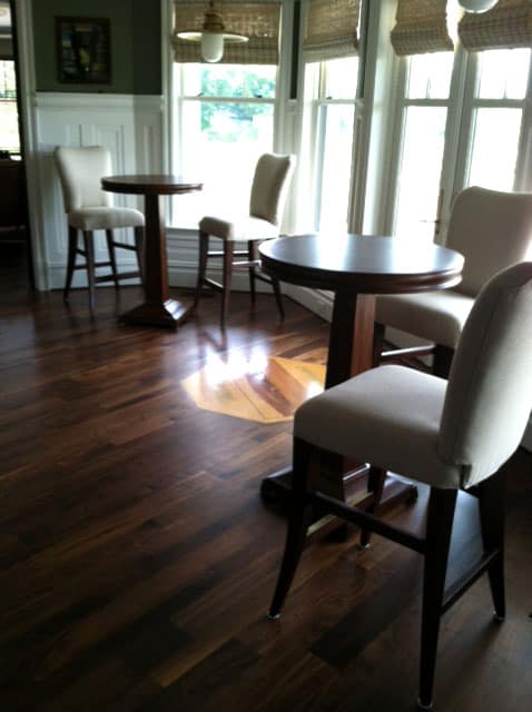 white tabletop stools