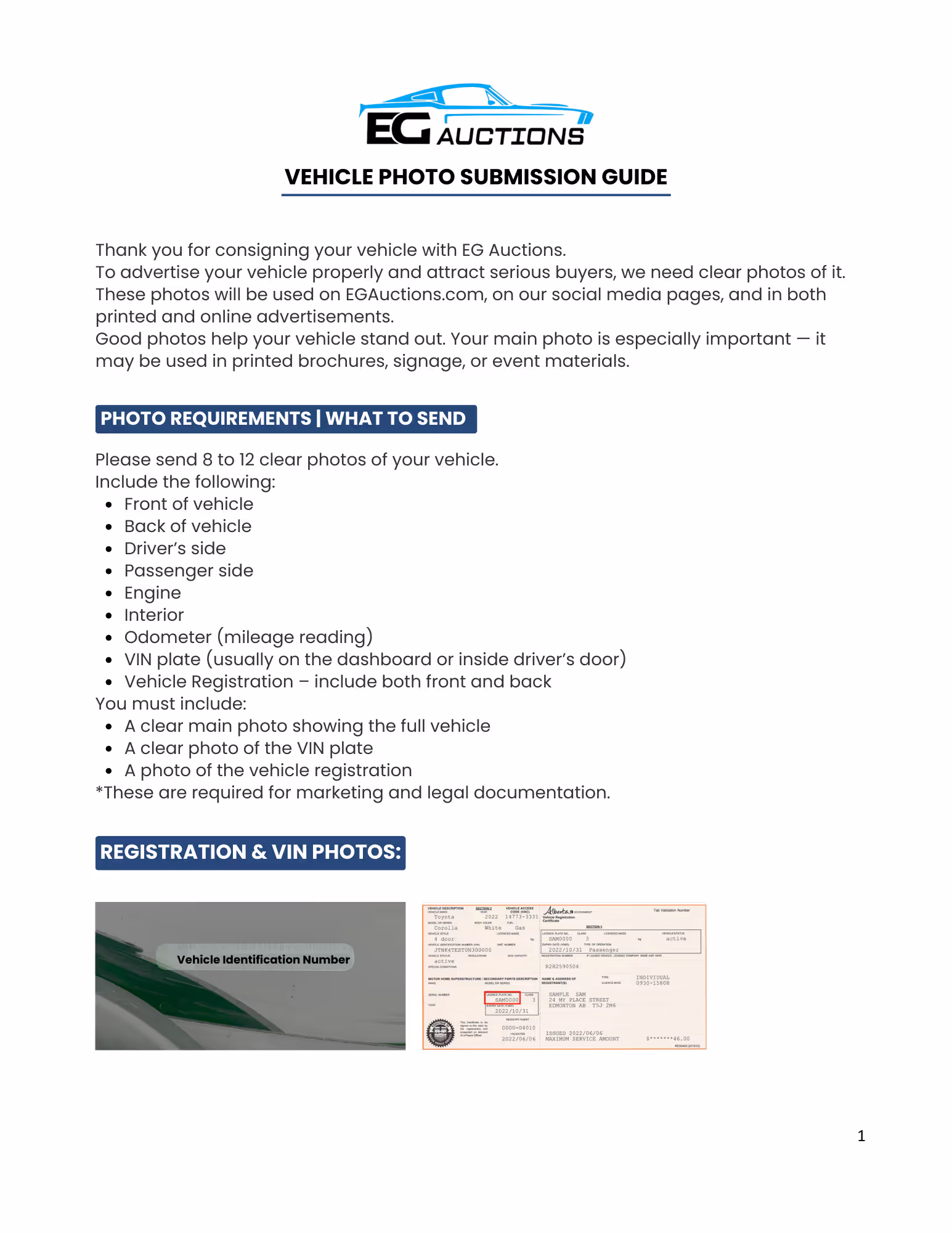 Photo Guide Page 1