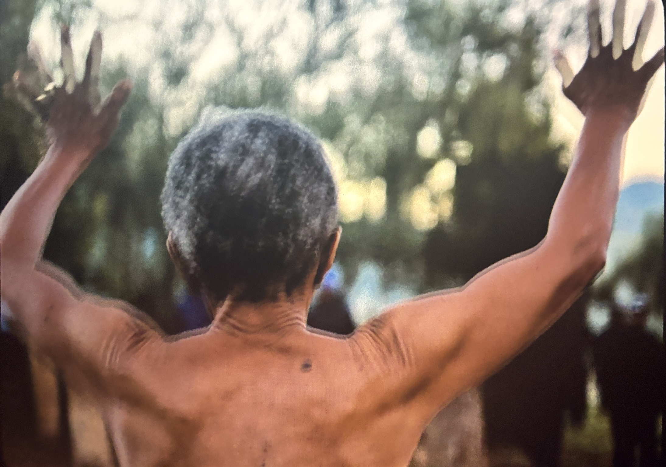 Scene from the final scene of This Is Not a Burial