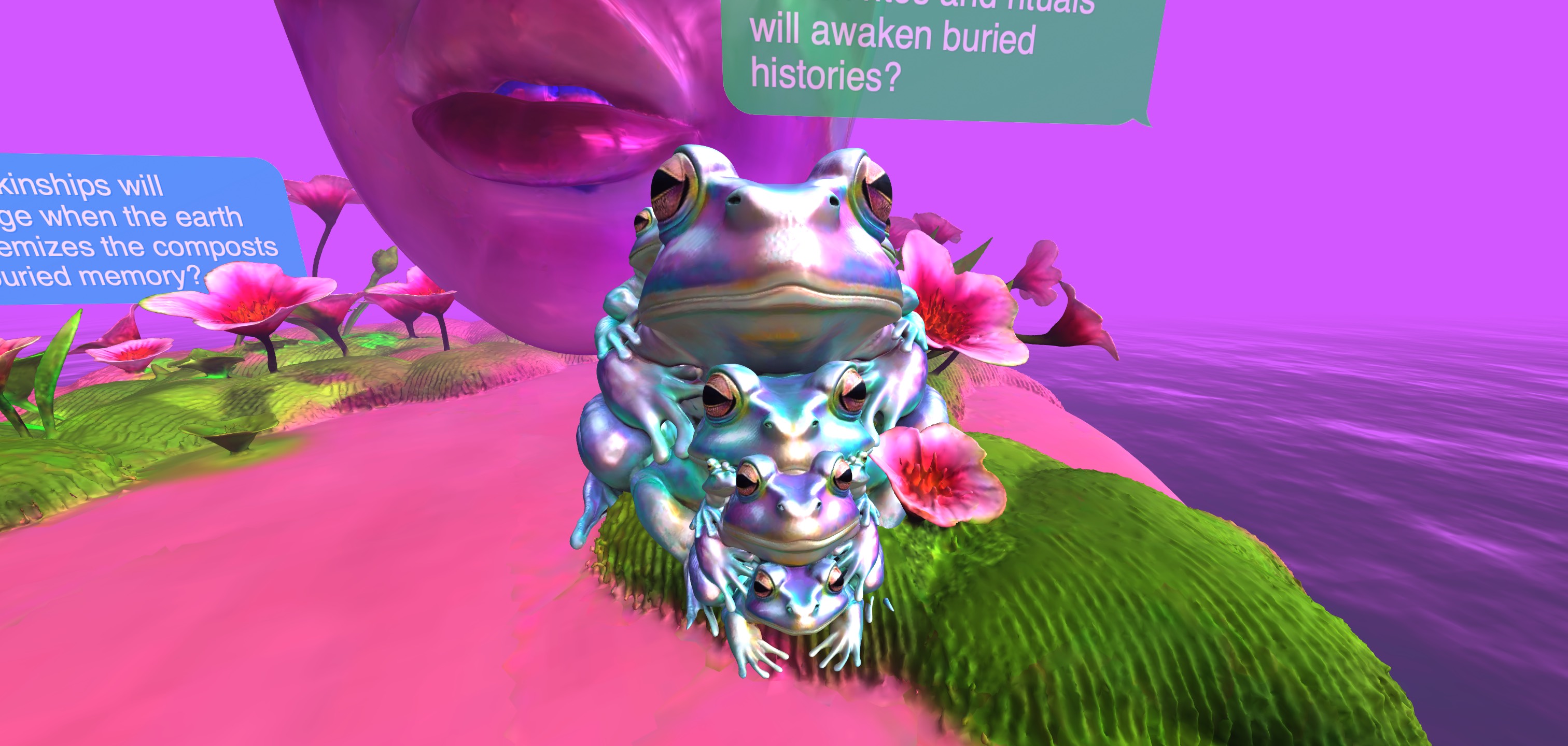 Student work from Dreaming Community: Immersive 3D World Building in New Art City