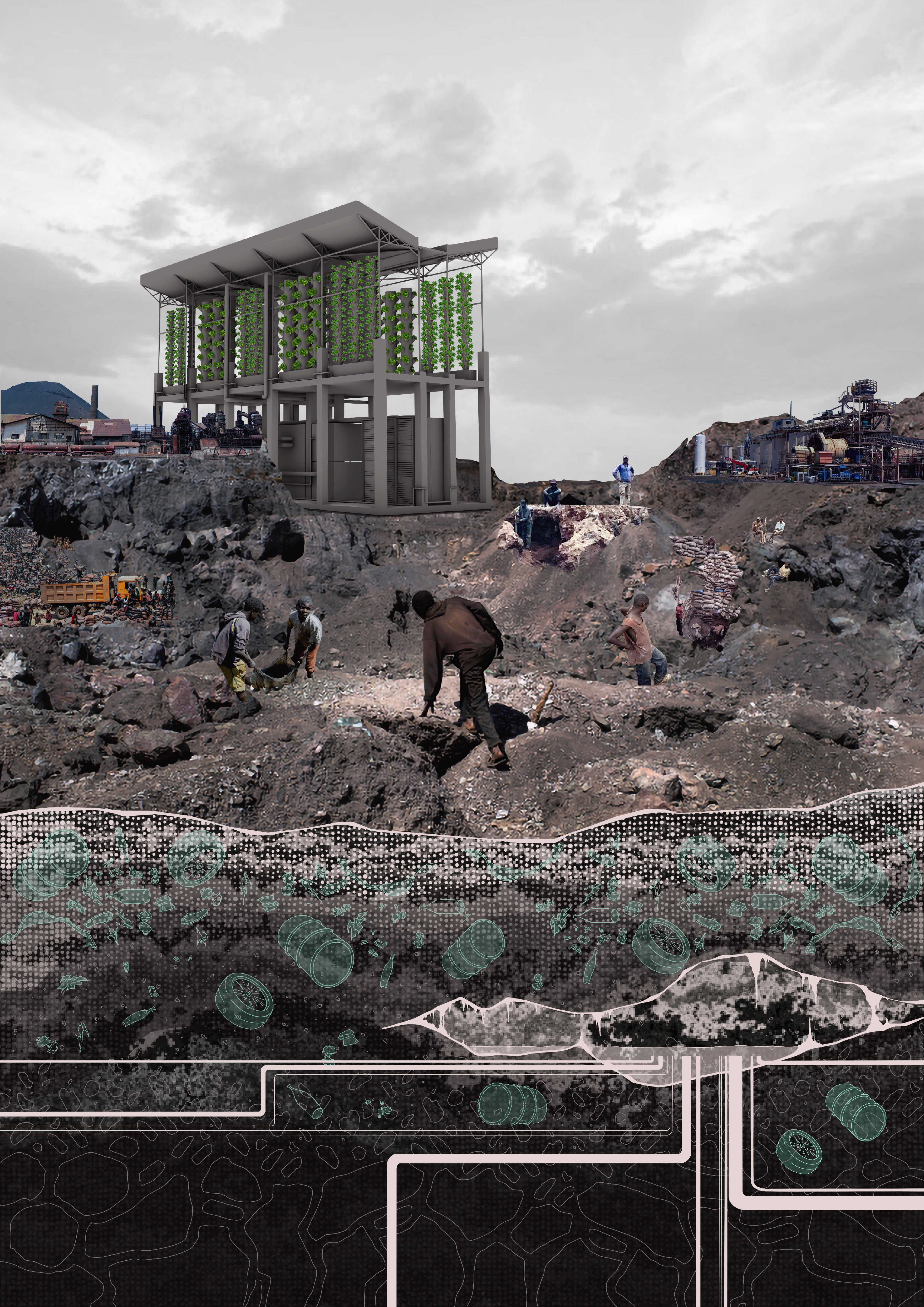 Speculative visual research on Lubumbashi’s landscape: the ground as measurable data