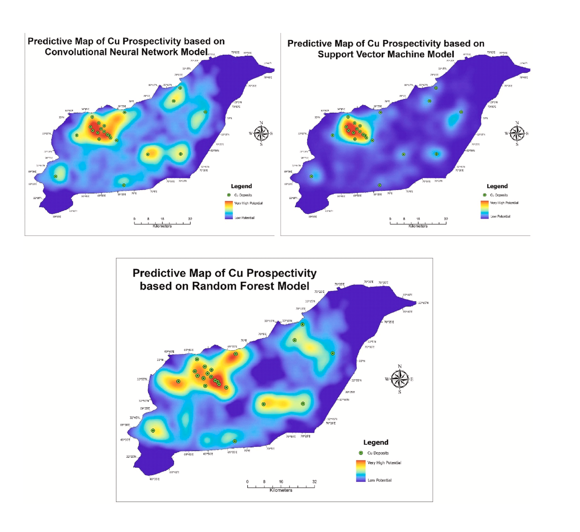 Predictive modelling techniques applied to mineral prospectivity (Mahboob et al. 2024).
