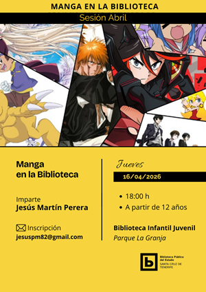 Imagen del evento Manga en la biblioteca con Jesus Martin Perera