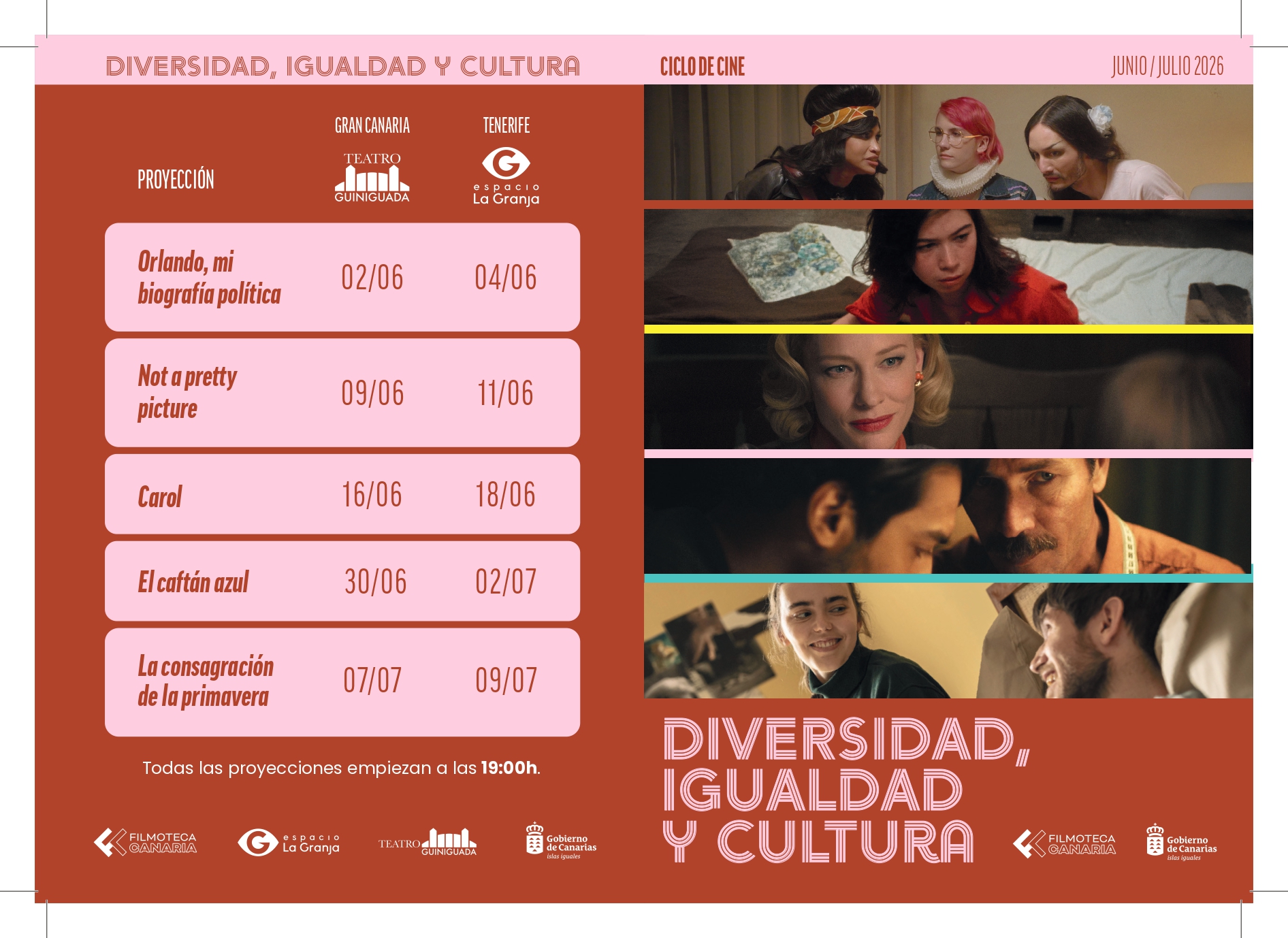 V CICLO DE CINE DIVERSIDAD, IGUALDAD Y CULTURA