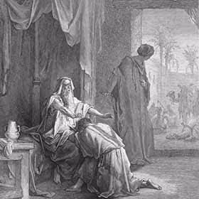 Isaac blesses Jacob