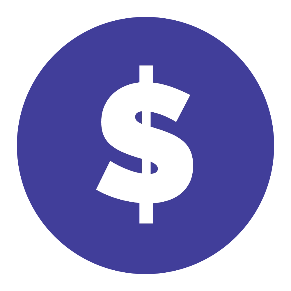 Logo com cifrão