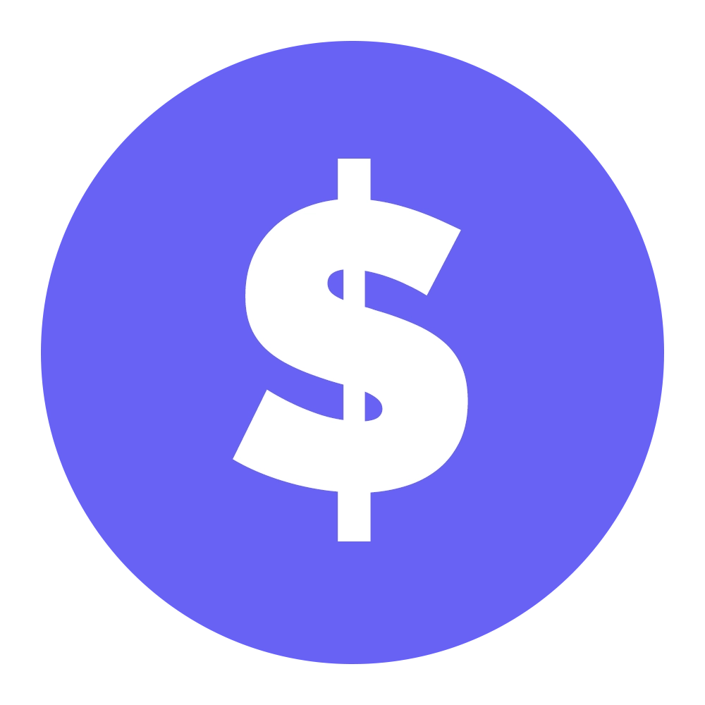 Logo com cifrão