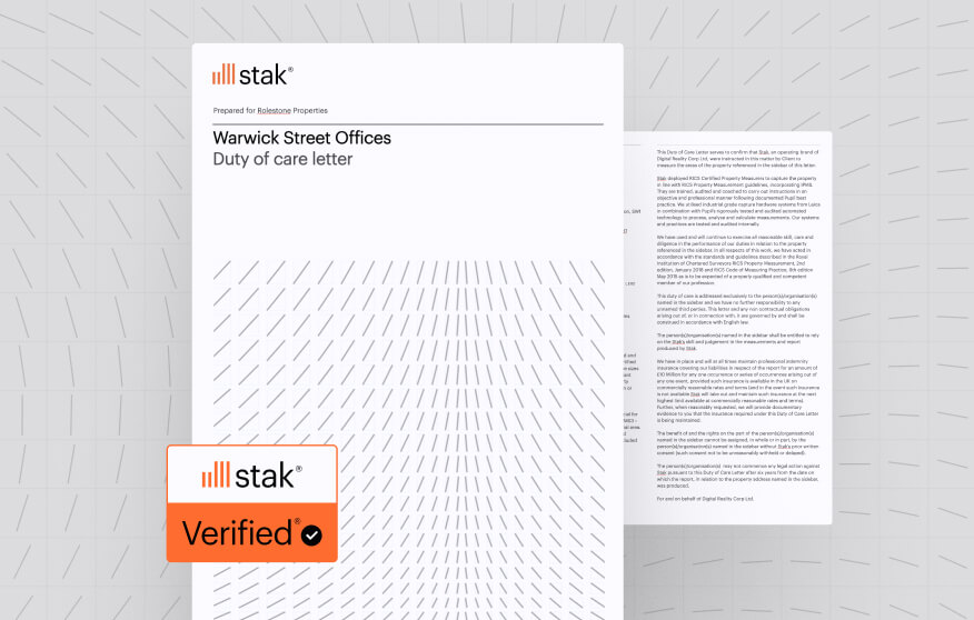 Letter of reliance example