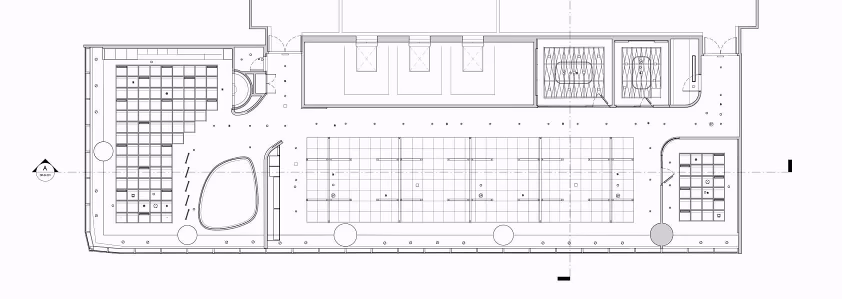 Example CAD reflected ceiling plan (RCP)