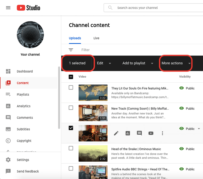 Delete A Video From YouTube Step 4