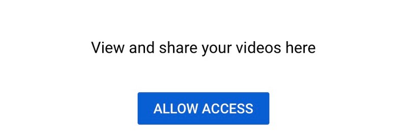 Allow video access