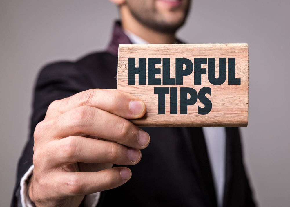 helpful tips held out