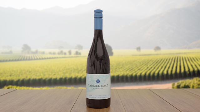 Kendall-Jackson wine bottle featured in 3D animated product video by Levitate Media production company
