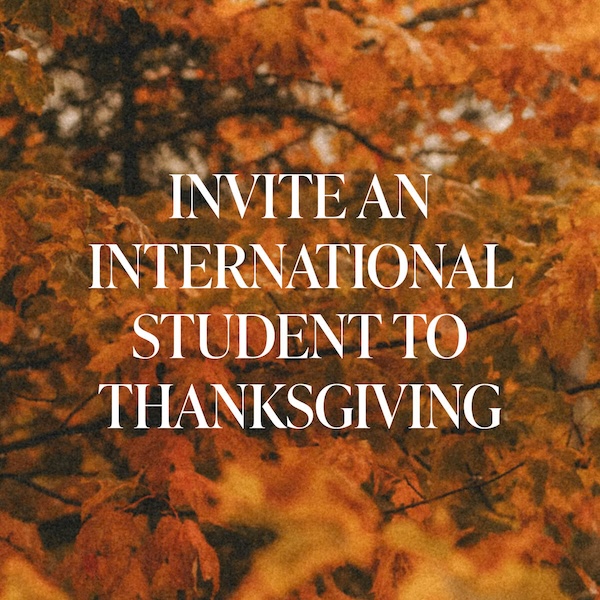 Host an International Guest for Thanksgiving