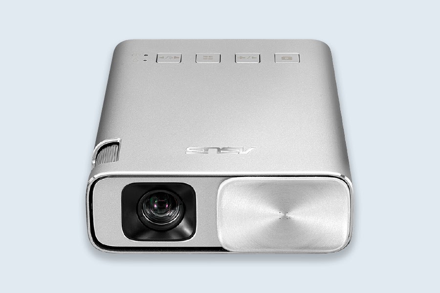 A portable projector is a convenient business resource for making presentations to clients.
