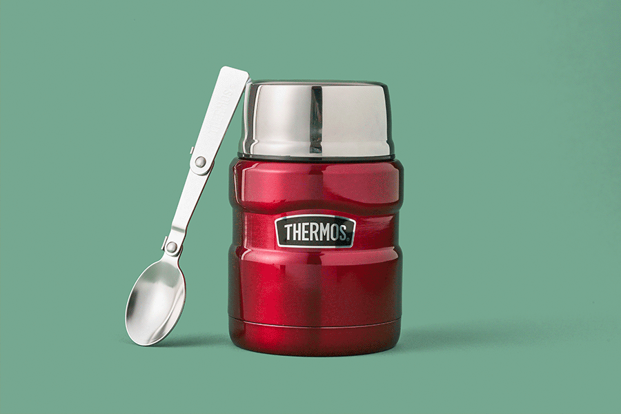 A series of Father’s Day gift ideas, shown on a green background. Products include a violet-coloured multifunction pen, a teal hardshell tech case and a white kettle.