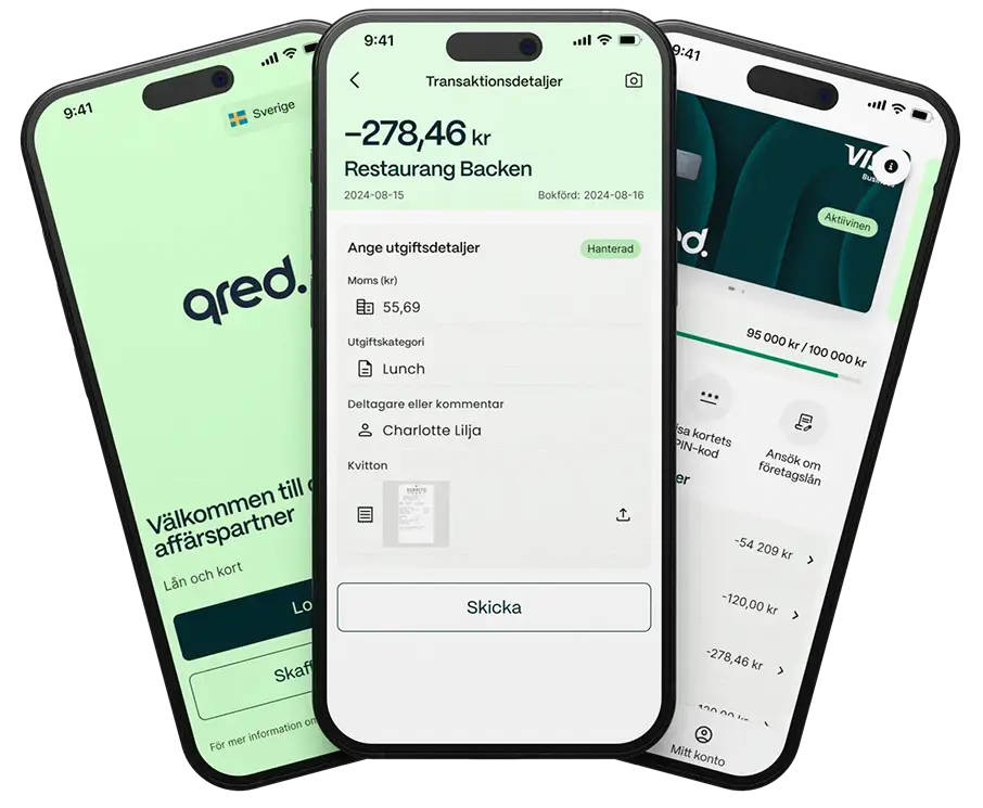 En nöjd sparare som har sparkonto fast hos Qred bank