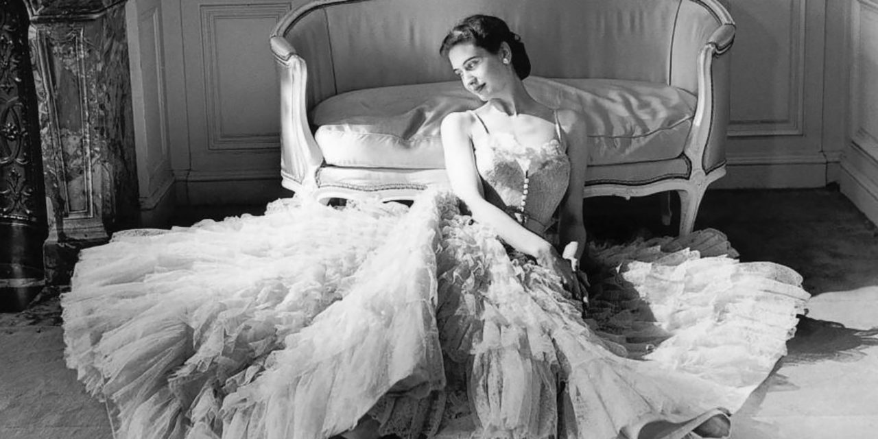 1948 – Christian Dior, Eugénie evening gown.