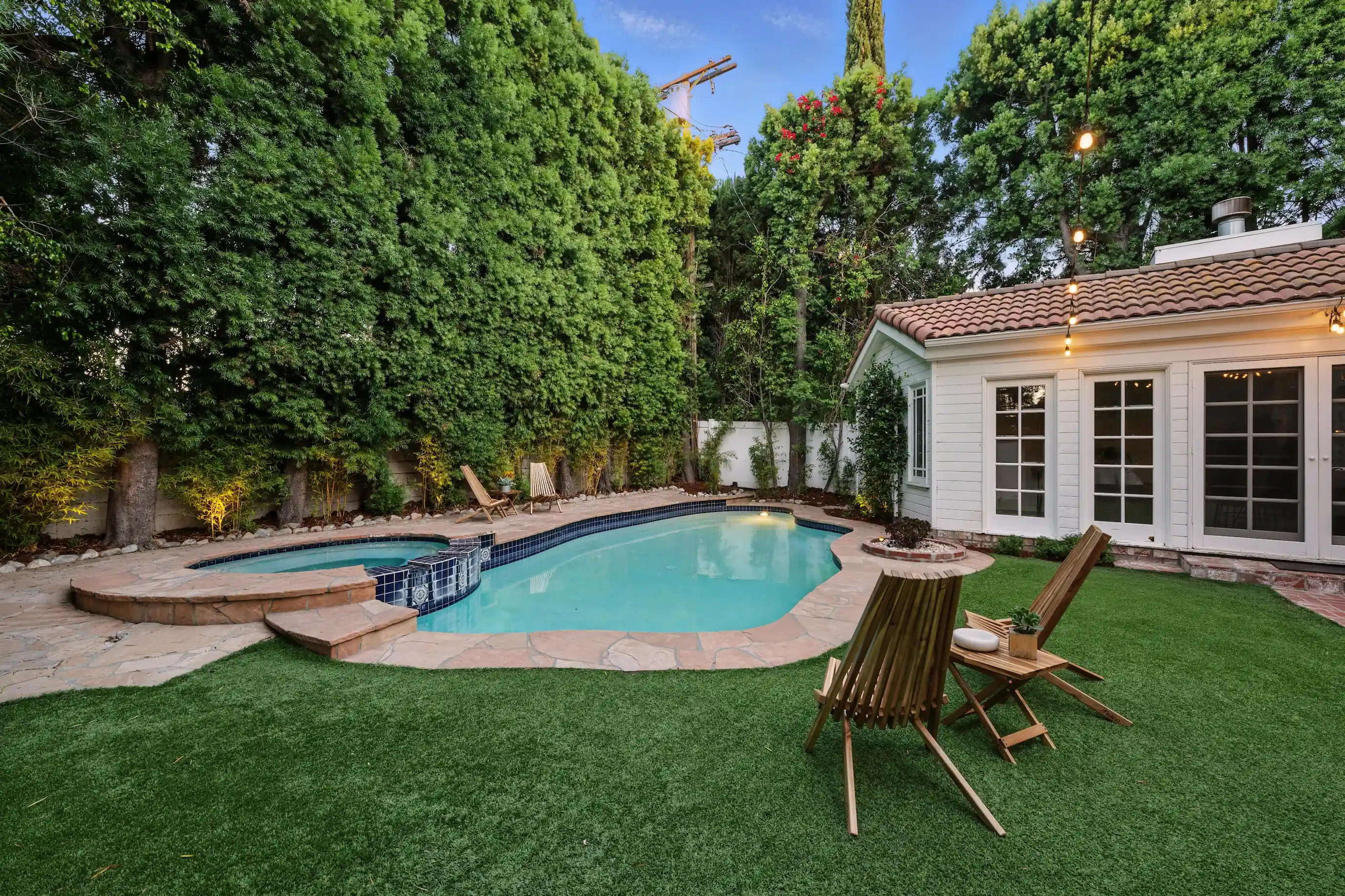 custom pool house