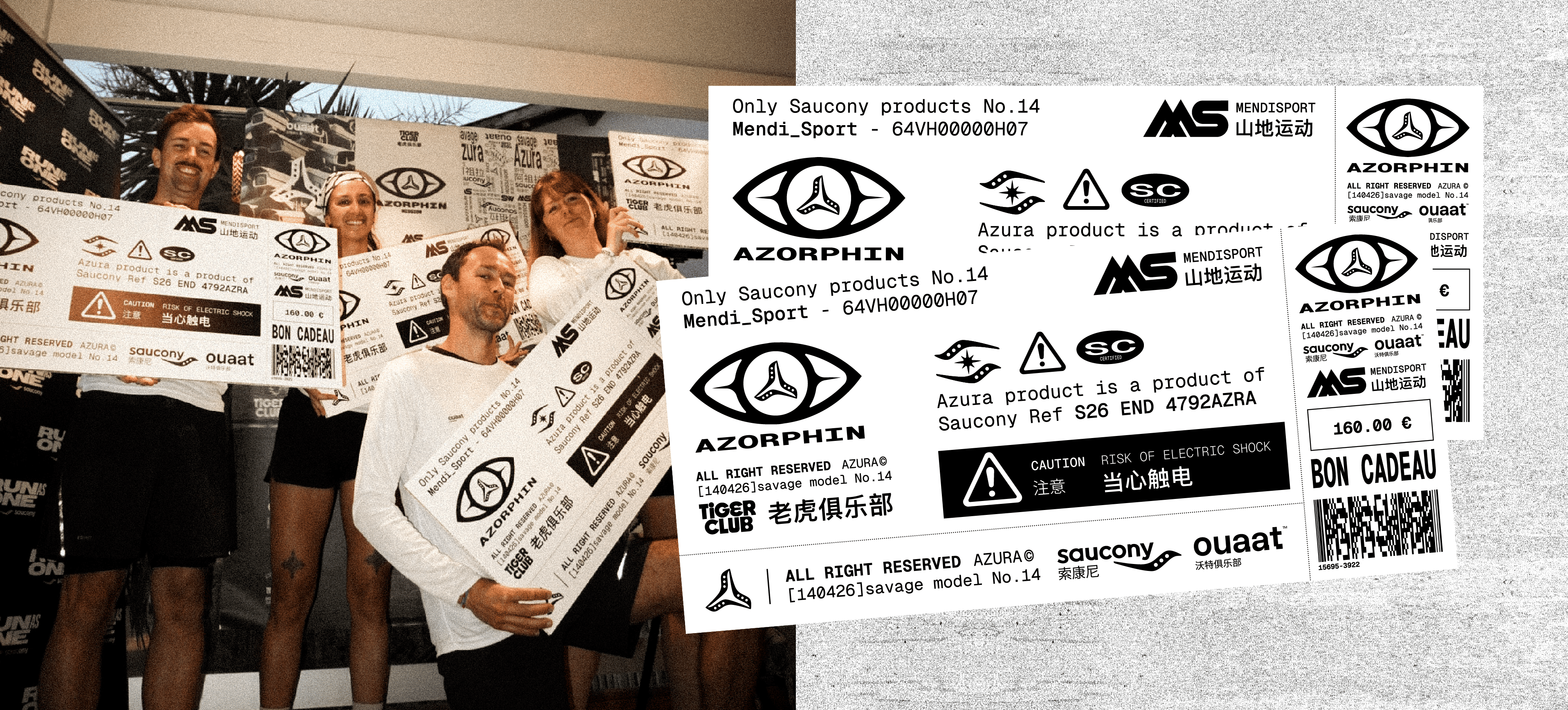 création de cheque cadeau pour l'évènement