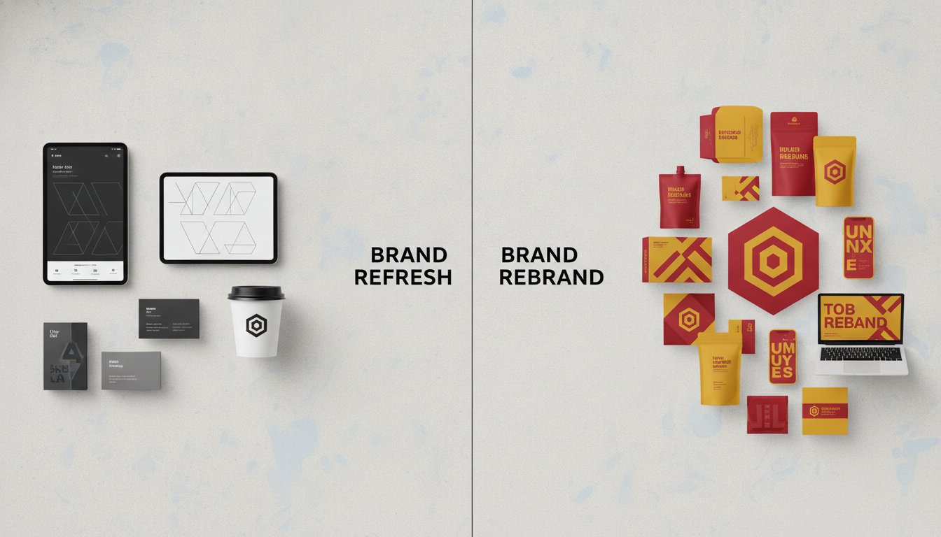 Brand Refresh vs Rebrand Guide: Which Path Does Your Business Need in 2026?