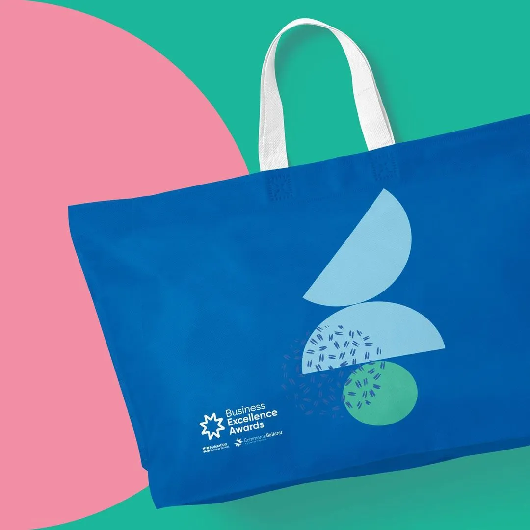 Ballarat Business Excellence awards tote bag