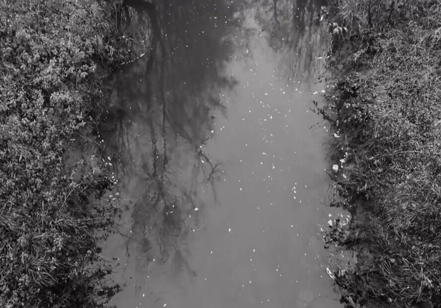 A person wearing a Venom Mask