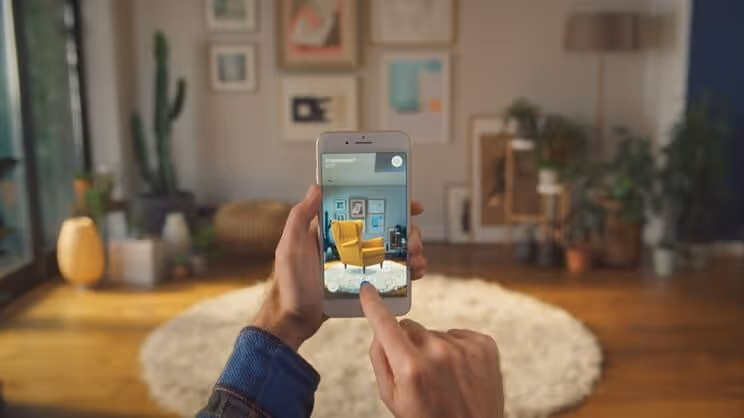 Ikea's app used to augment furniture at home