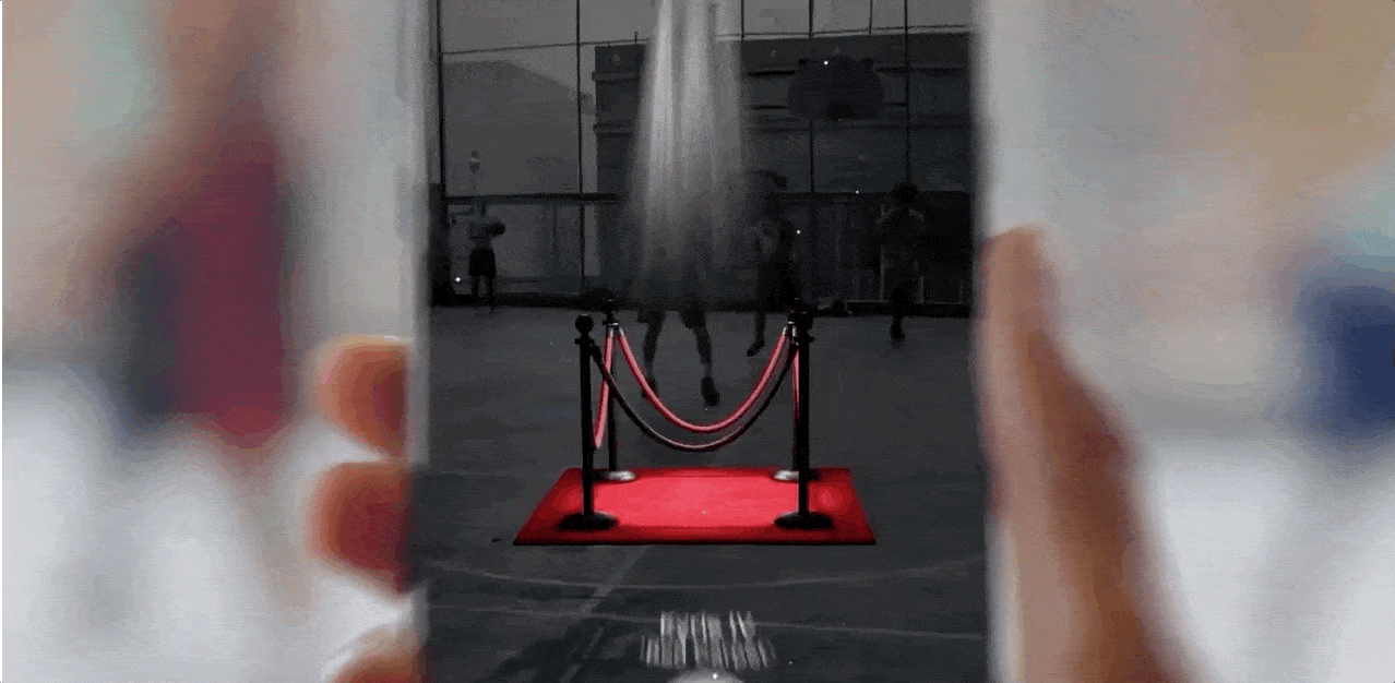 Nike's Augmented Reality publicity stunt for exclusive shoes