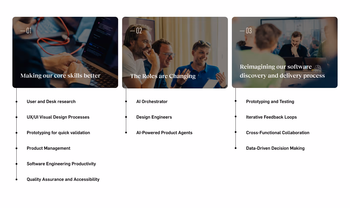 Three ways we are using AI