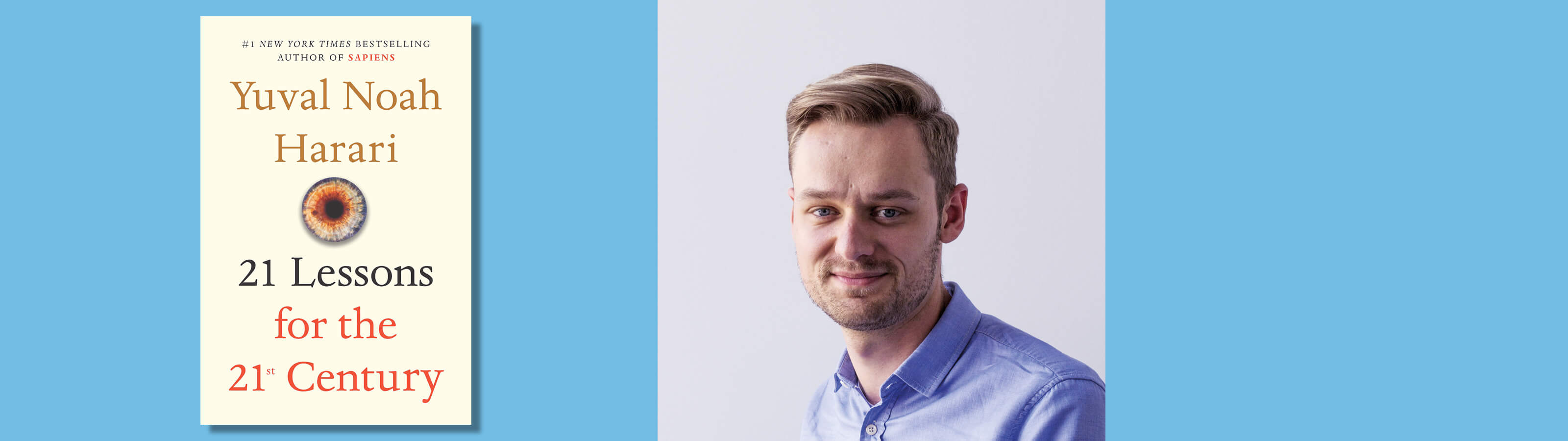 Olivier De Roo and his recommended book '21 Lessons for the 21st century' by Yuval Noah Harari