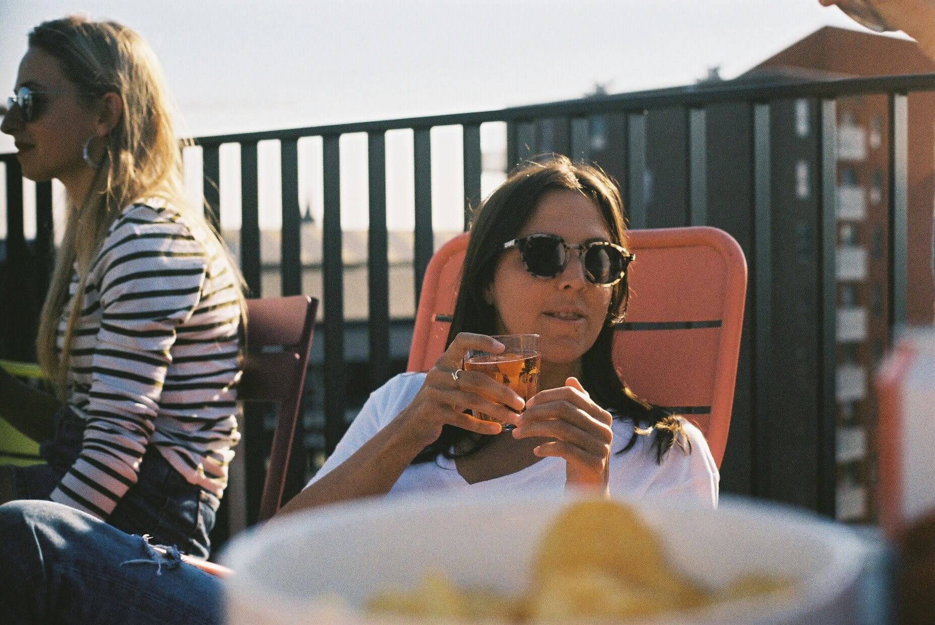 A friday After Work Drink on the office terrace