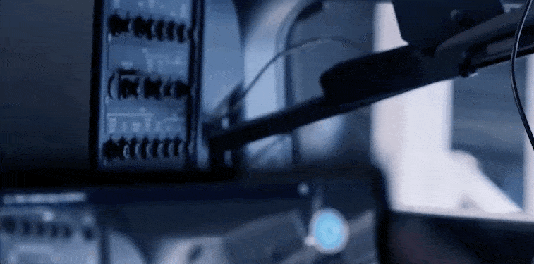 AR displaying information which buttons to push