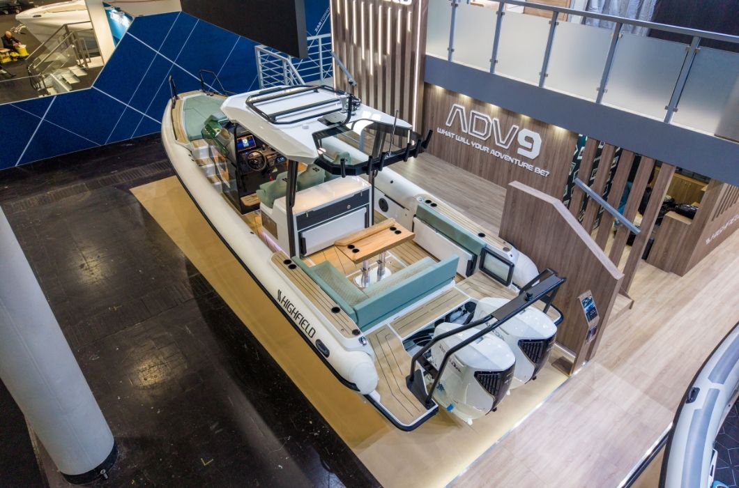 L'Highfield ADV9 in esposizione in anteprima mondiale al boot Düsseldorf 2026.