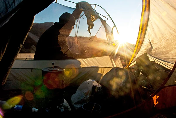 Displayed image from the thumbnail slider