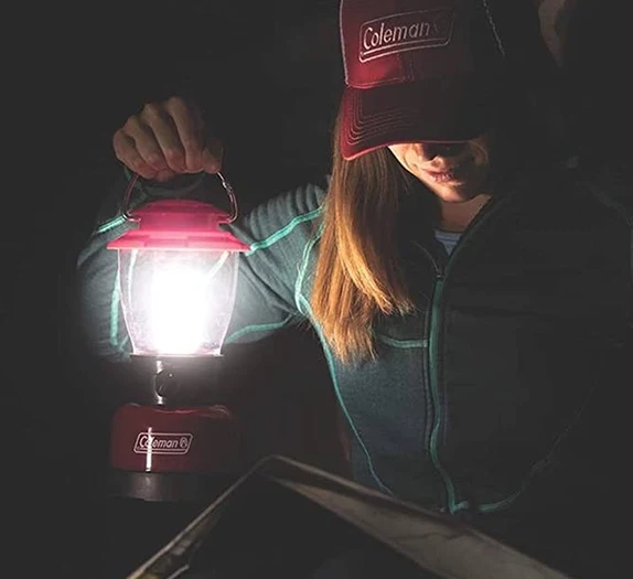 A lady with a lantern