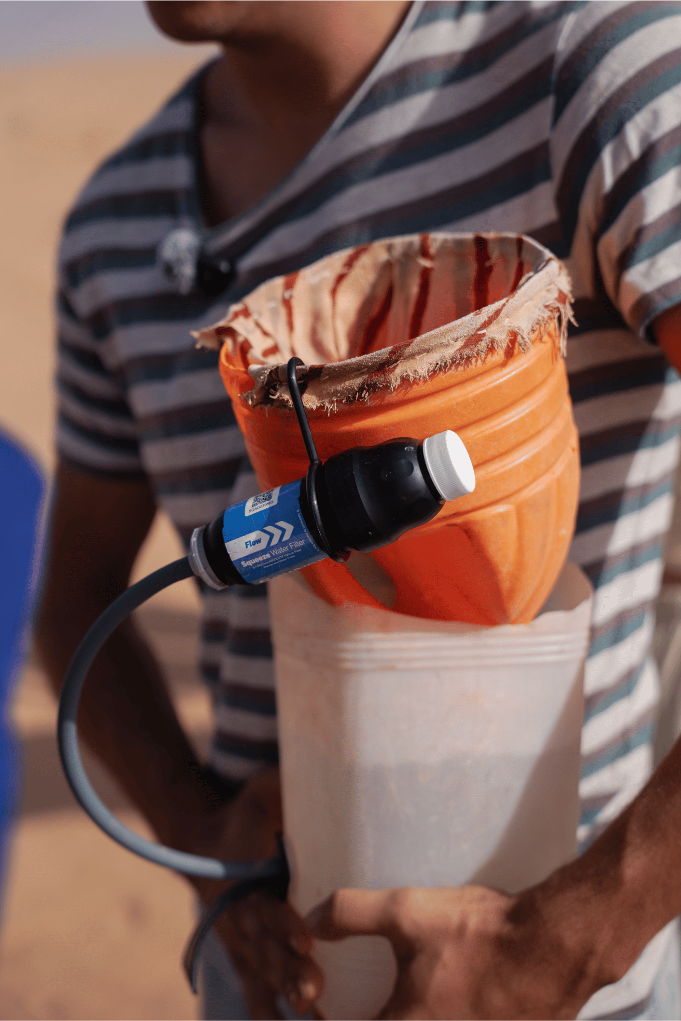 Bucket filter desert