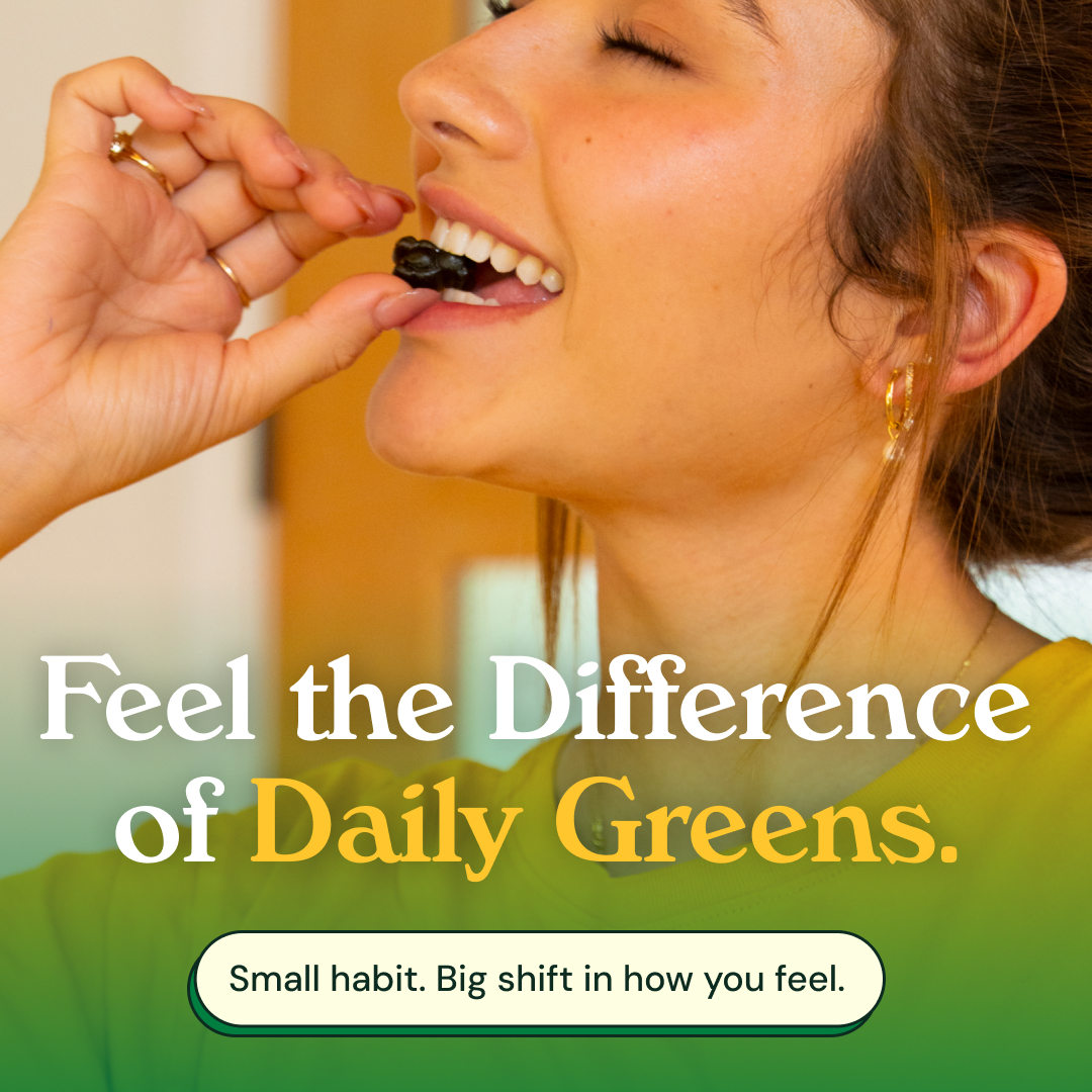 Ad creative that turns Grüns’ all in one gummy into clear, craveable messaging that educates consumers and drives sales.