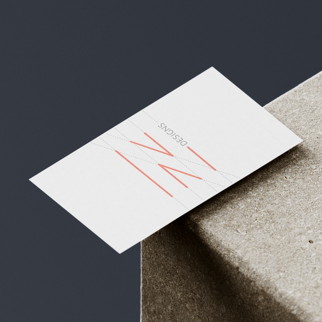 N Designs business card