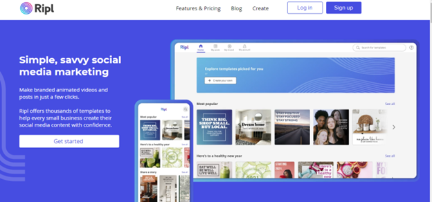 Ripl social media management tool