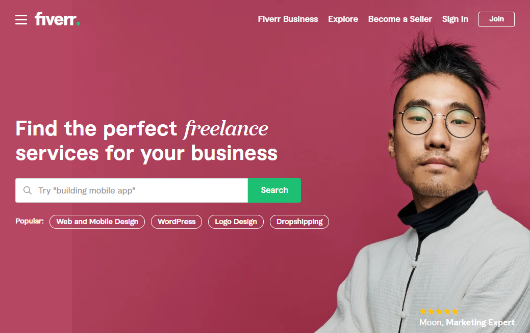 Hiring cheap freelance writers with Fiverr