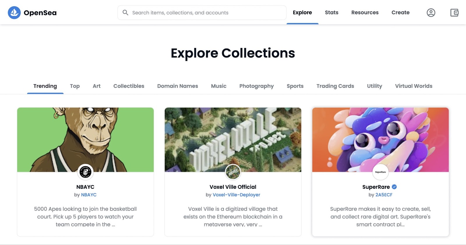 Create NFT using OpenSea
