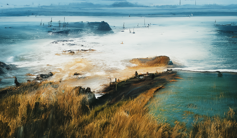 AI Realistic Landscape Art of a