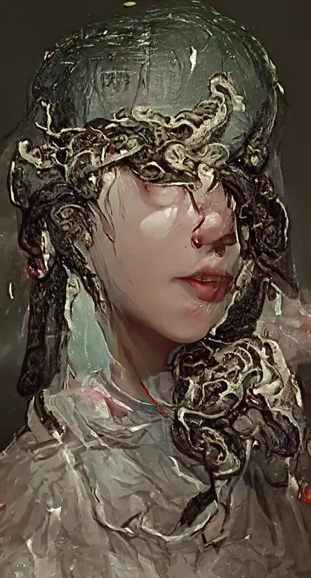 Ai generated portrait of Sybil