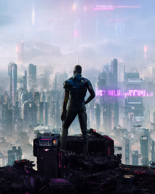 android standing overviewing