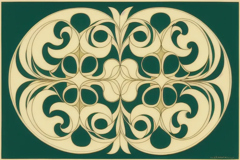 colorful image of floral patterns generated via ai art app starryai