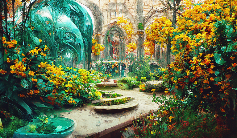 Vibrant Landscape AI Art