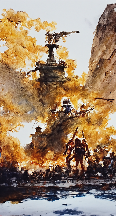 watercolour ai generated art