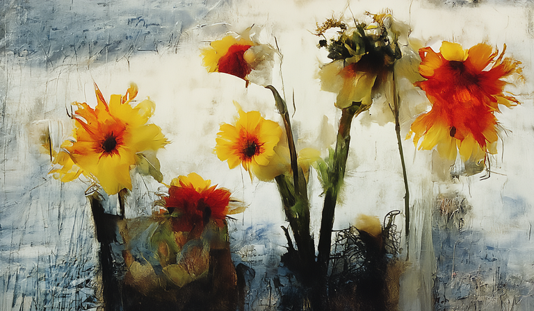 ai generated art of flowers