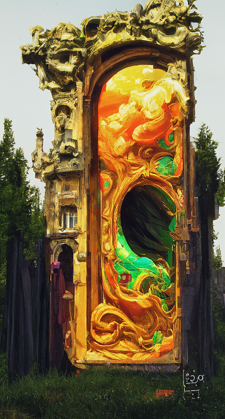 Art deco ai art via starryai